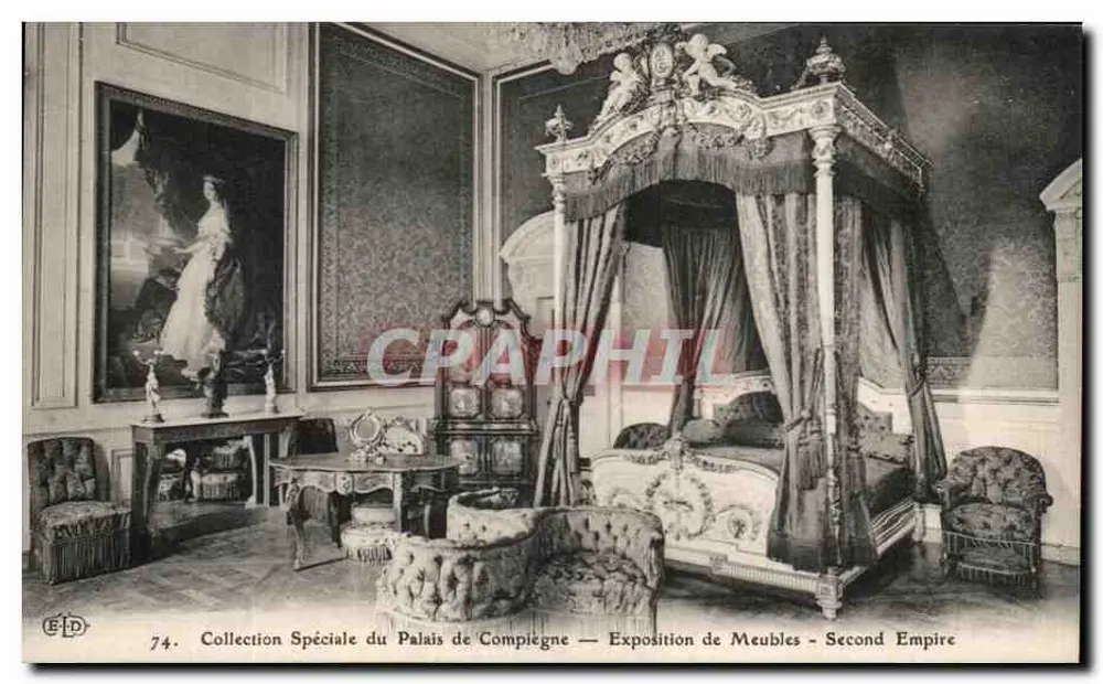 Coleção Especial do Palácio de Compiègne — Exposição de Mobiliário - Segundo Império - Frente