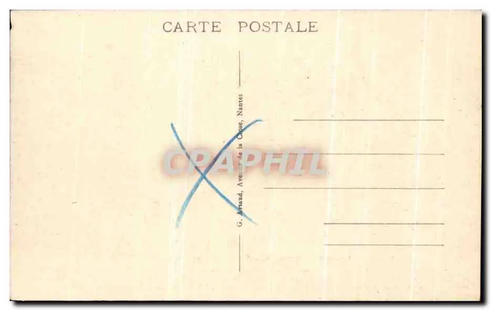Carcassonne — Vista geral tirada da Cidade — G. Arnaud, Nantes - Verso