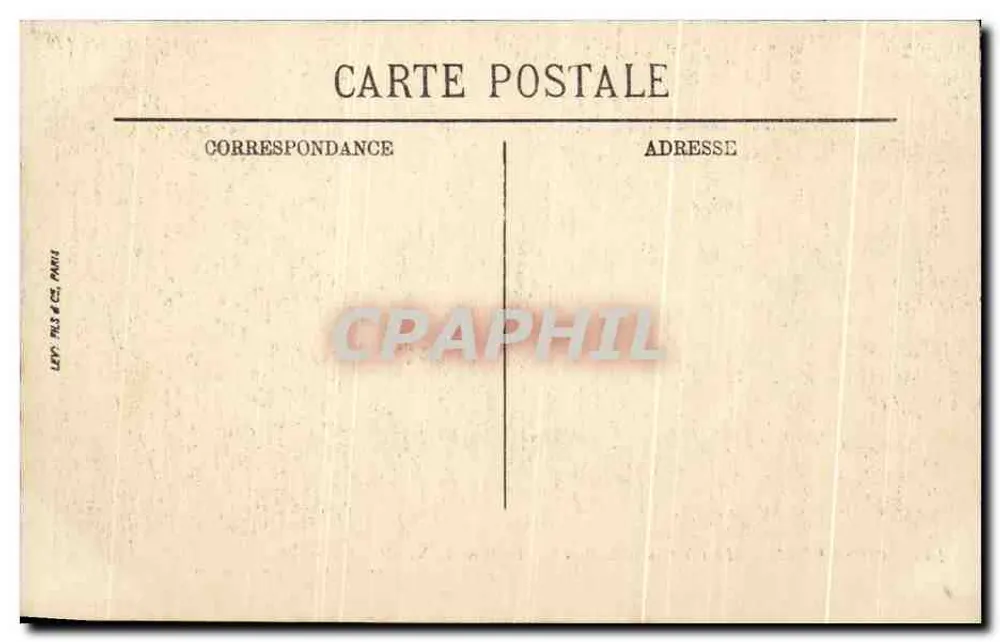 Compiègne — Schloss und Park — Napoleon Iers Bank — Verlag Croset, Rethondes - Rückseite