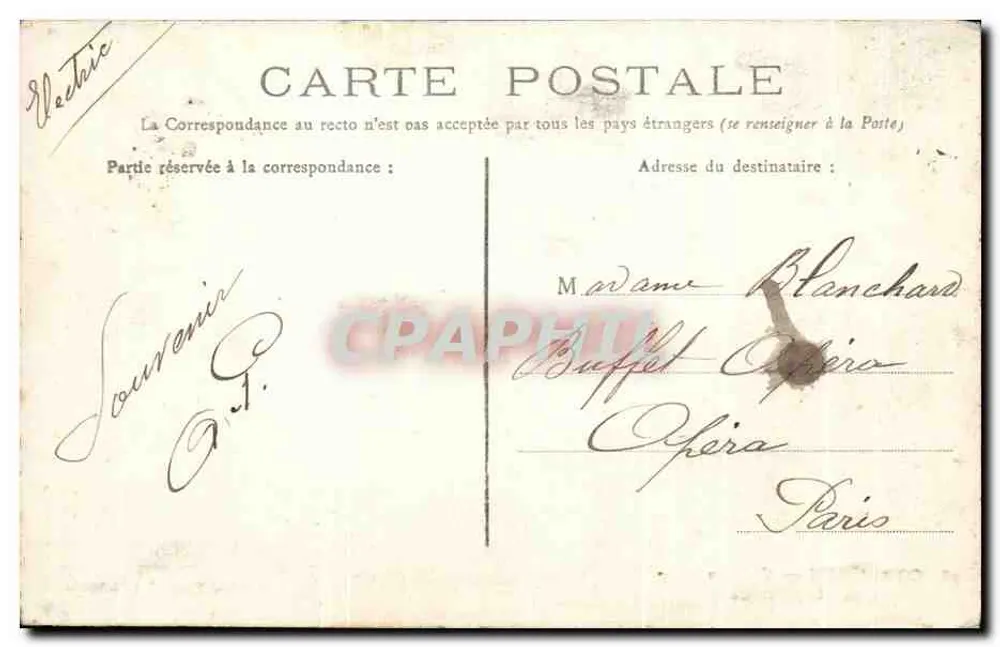 Compiègne — Castelo — Quarto da Imperatriz — Edições Pommier - Verso