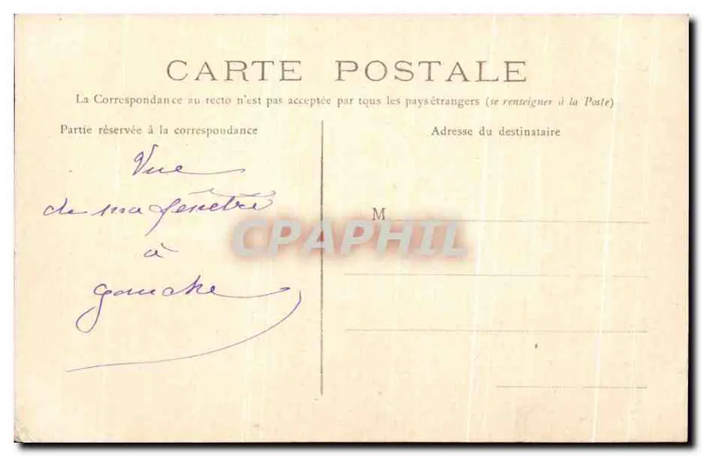 Hennebont — Le Port, rive droite — éditeur Mlle C. Roncé - Rückseite