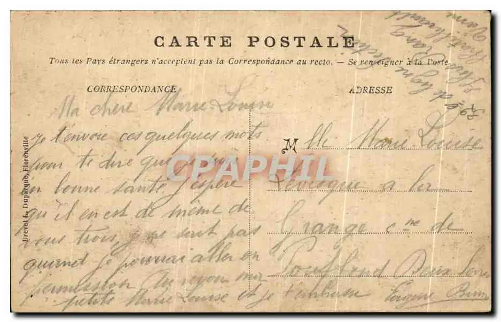 Vienne - Chatellerault — Insel und Mühle Joany, Verlag Ed. Bergeon, Fot. Lambert, n°30 - Rückseite