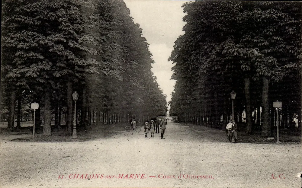 Chalons-sur-Marne — Cours d'Ormesson — éditeur A.C. - Frente