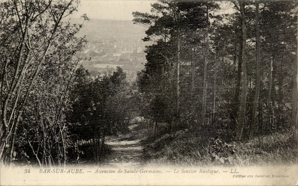 Bar-sur-Aube — Aufstieg zu Sainte-Germaine — Der rustikale Weg — Edition der Modernen Galerien - Vorderseite