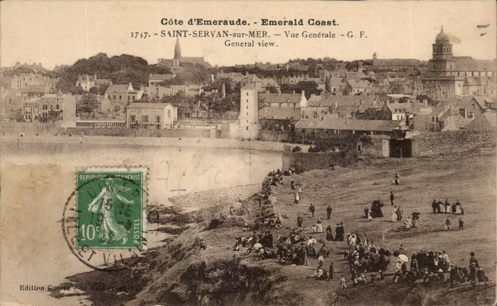 Saint-Servan-sur-Mer — Vista Geral — Edição Guérin - n° 3737 - Frente