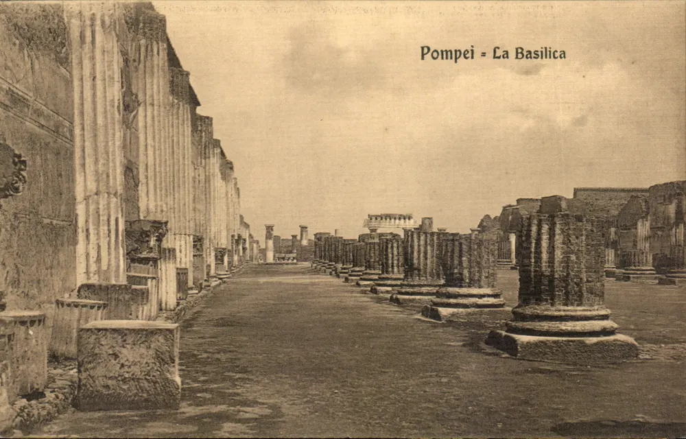 Pompéia - A Basílica — Ed. E. Ragozino Galleria Umberto - Napoli 239 - Frente