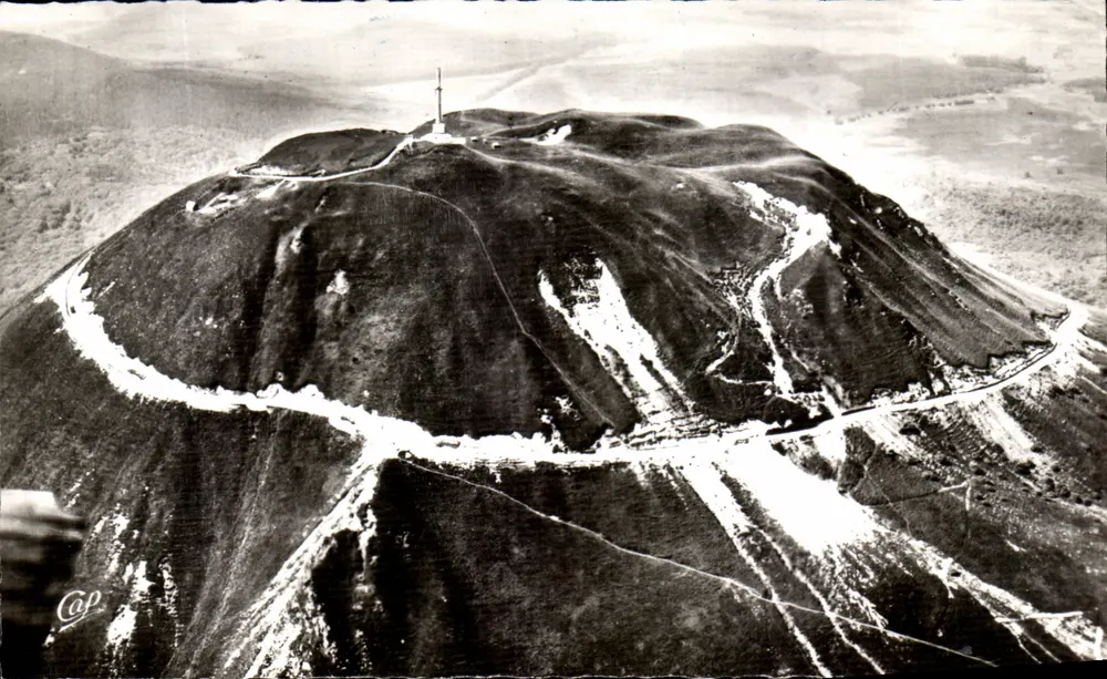 Der Gipfel des Puy de Dôme — Höhe 1465 m — Sonderausgabe des Puy de Dôme - Vorderseite