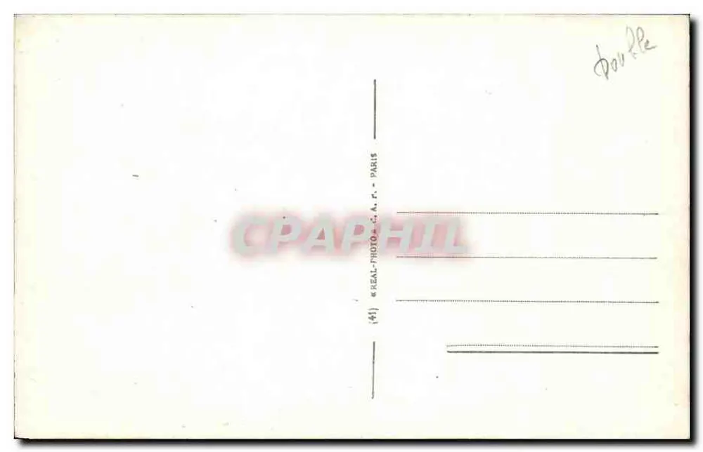 Fécamp, O Casino (Arches de Maugé) — editor C.A.P. — número de série 168 - Verso