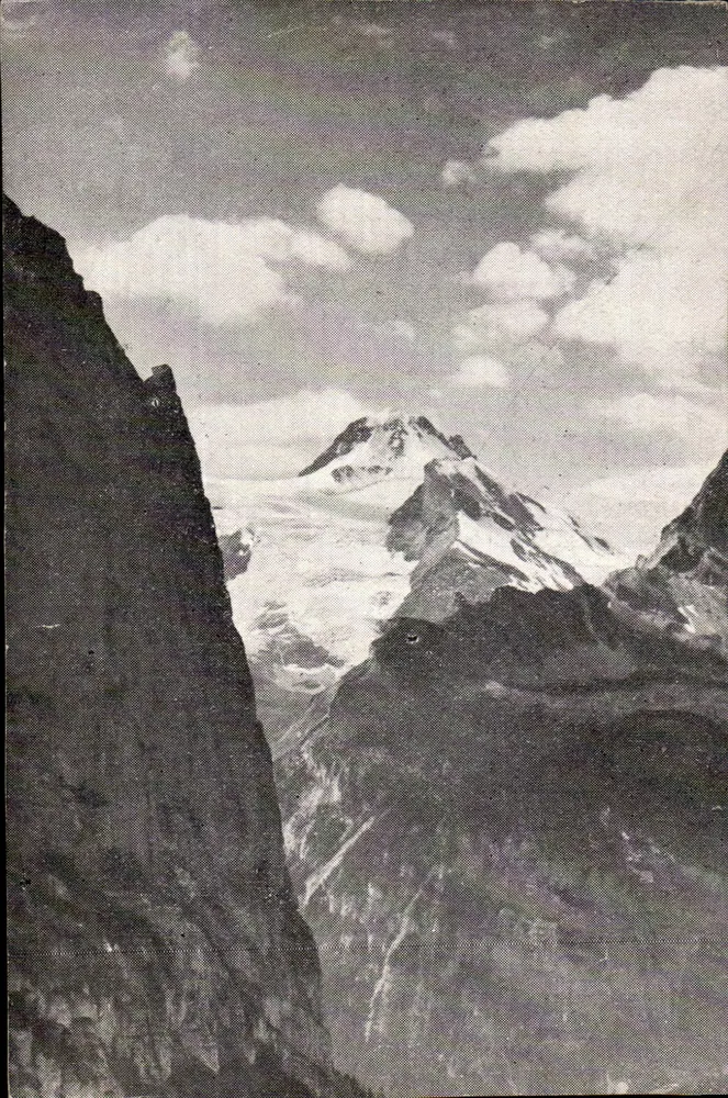 Montagnes enneigées — vue de glacier entre pics rocheux — éditeur non visible - Vorderseite
