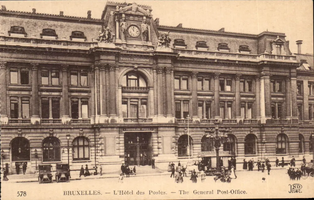 Bruxelas — O Hotel das Correios — JND Hot. - Frente