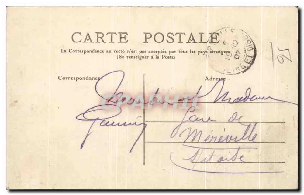 Quiberon, der Leuchtturm von Port-Maria — Morbihan — Verlag La Bretagne, n° 333 - Rückseite