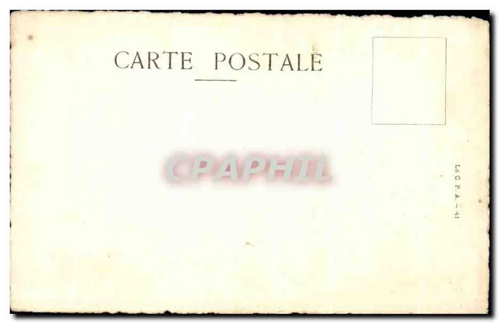 Castelo de Montesquieu — Antiga Guyenne — n° L6.P.A.-41 - Verso