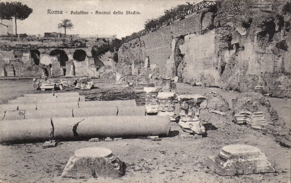 Roma - Palatino - Avanzi dello Stadio — Edit. Brunner & C., Como e Zürich - Voorkant