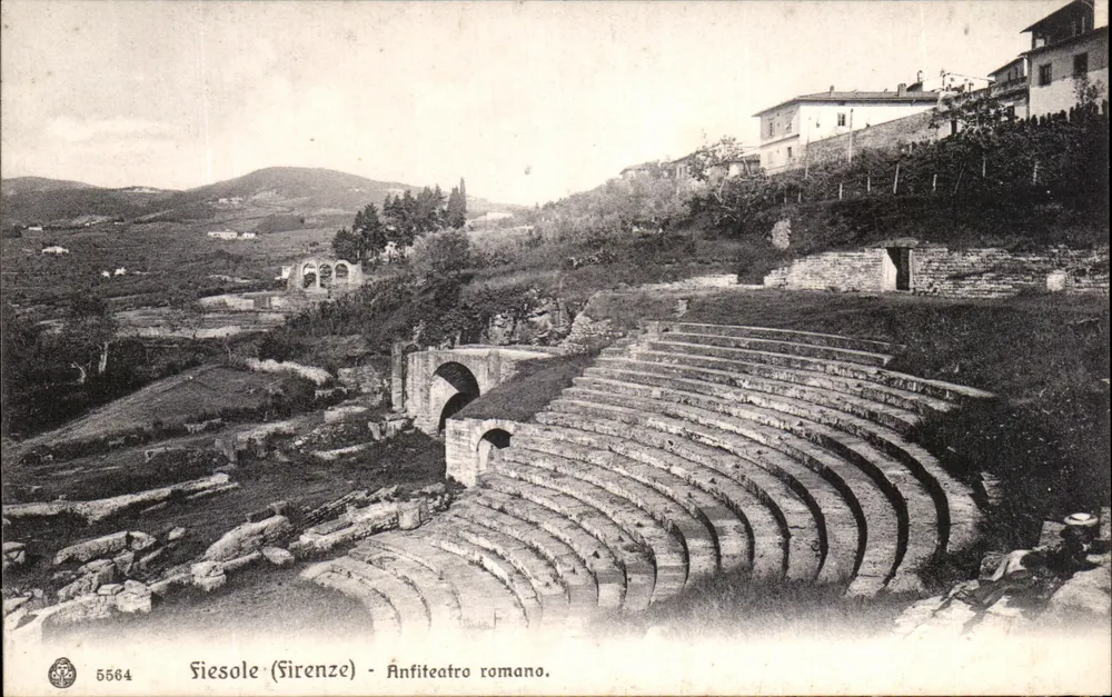 Fiesole (Florenz) — Römisches Amphitheater — Brunner & C., Como & Zürich - Vorderseite