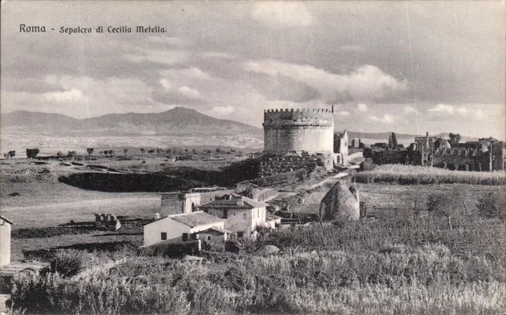 Roma - Sepolcro di Cecilia Metella — editore Brunner & C., Como - Recto