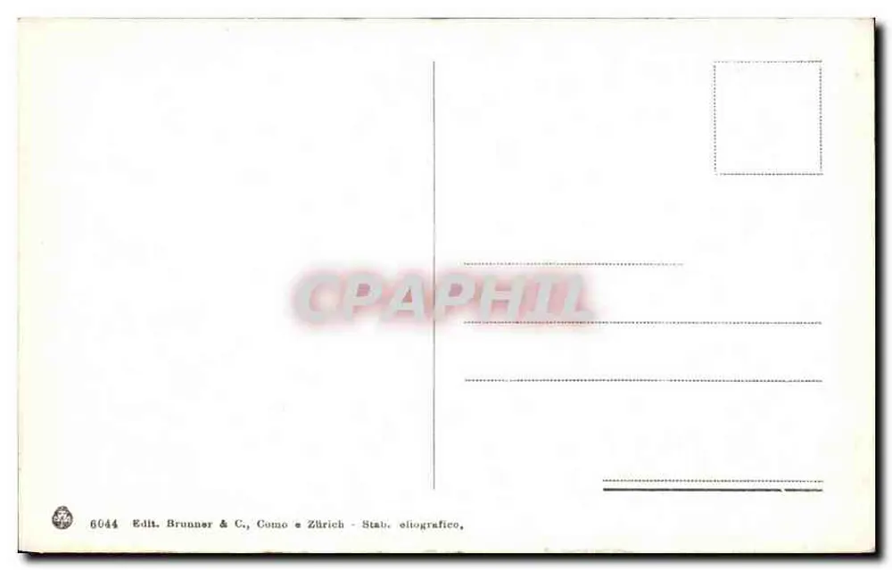 Roma - Sepolcro di Cecilia Metella — editore Brunner & C., Como - Verso