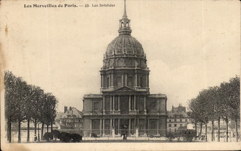 Les Invalides — As Maravilhas de Paris. — 49. — Editor Angulême-Paris - Frente