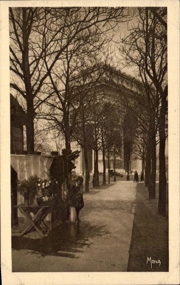 Place de l'Étoile — Arc de Triomphe — Verlag MONA, Nr. 116 - Vorderseite