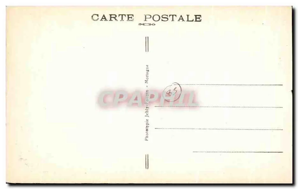 Abtei Maillezais (Vendée) — Das Schlafzimmer der Krankenstation — Phototype Jchly-Fonto - Mortagne - Rückseite