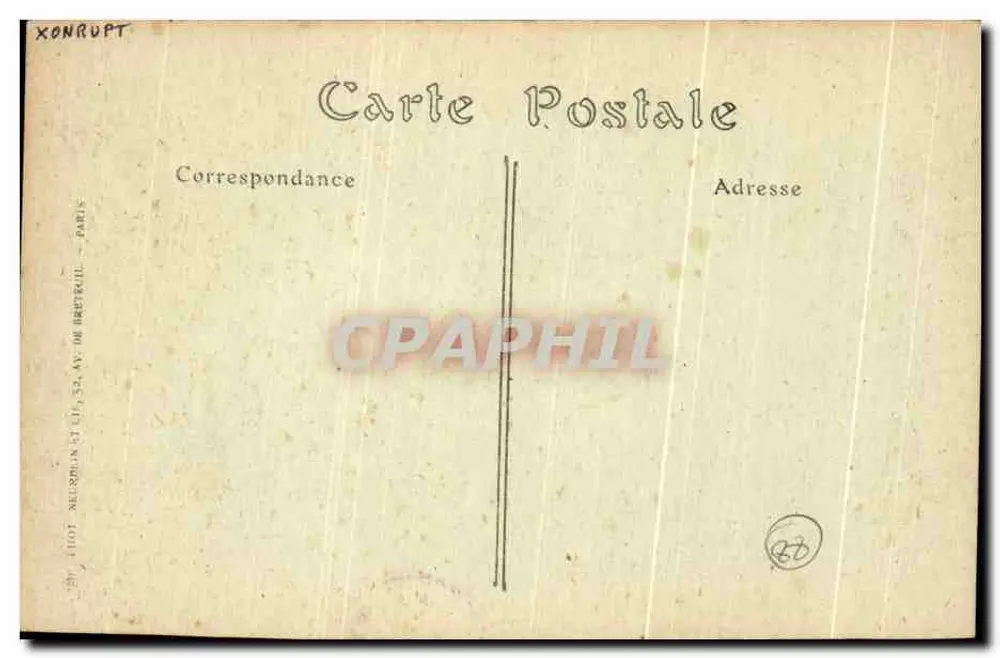 Gerardmer — Estrada de Munster — ND: Prol. - Verso
