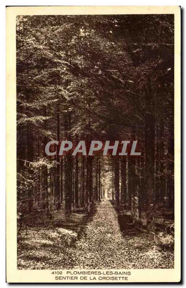 Plombières-les-Bains — Sentier de la Croisette — Braun & Cie, Mulhouse-Dornach - Frente