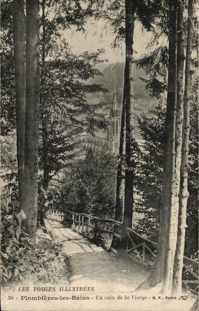 Plombières-les-Bains — Ein Stück der Jungfrau — B.F., Paris - Vorderseite