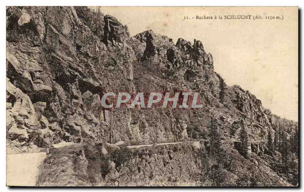 Rochas na SCHLUCHT (Alt. 1150 m.) — Editor XONRUFF, n° 11 - Frente