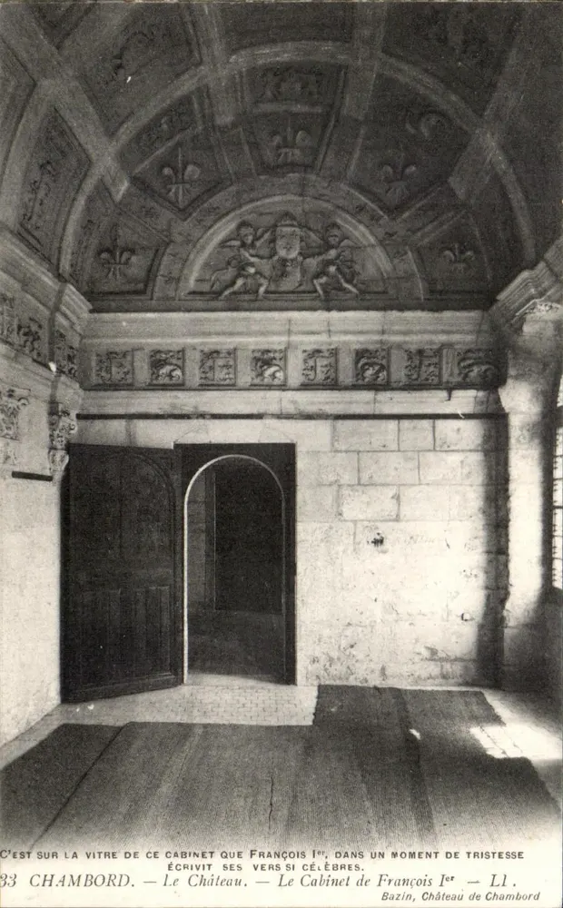 Das Cabinet von François I — Schloss Chambord — Bazin - Vorderseite