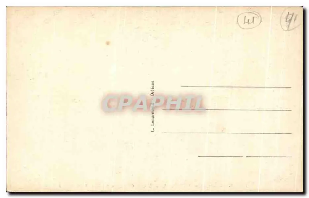 Castelo de CHEVERNY (L.-et C.) — Quarto do Rei (século XVII) - Verso