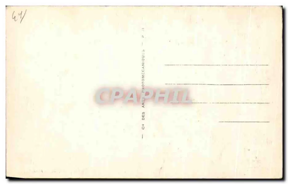 BLOIS — Vista geral em direção a São Nicolau — Cie des Arts Photomécaniques, n°150 - Verso