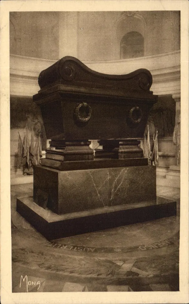 Napoleons Grab — Dach der Invaliden — Verlag Mona, Paris, Nr. 26 - Vorderseite