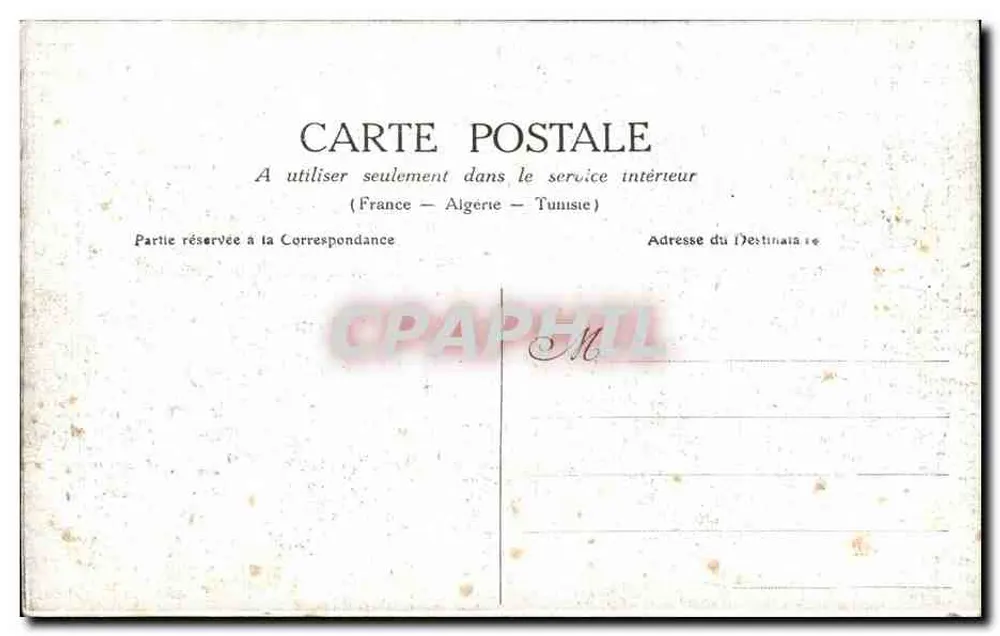 Inundações de Paris (Janeiro 1910). Estação dos Invalidos - Verso