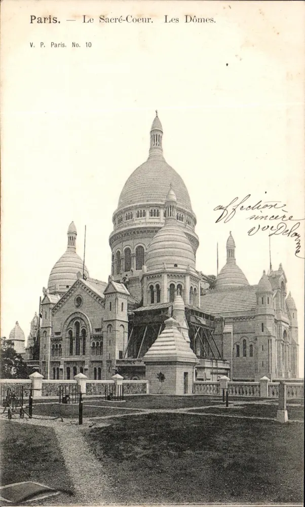 Paris. — Der Sacré-Cœur. Die Dächer. — V. P. Paris. Nr. 10 - Vorderseite