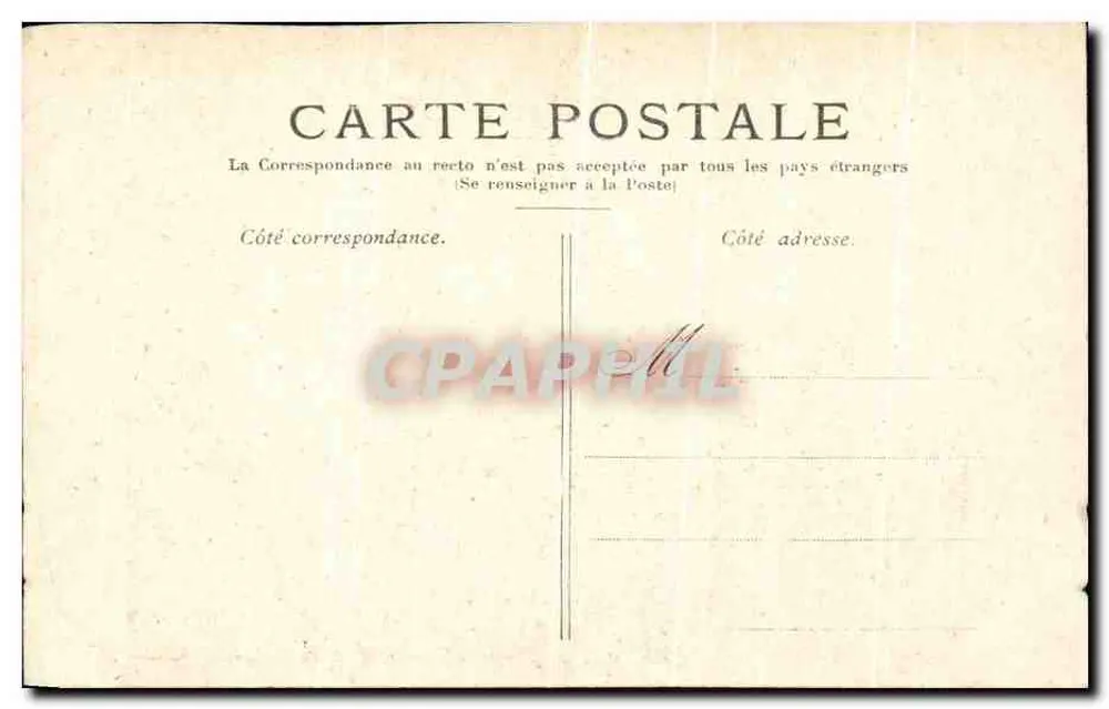Paris - A Praça Saint-Sulpice — Fontaine dos grandes bispos e oradores da França, com estátuas de Bossuet, Fenelon, Fléchier e Massillon - Verso