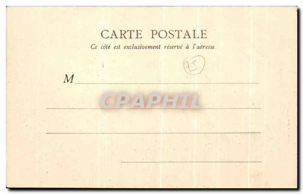 Paris — Pont e Praça da Concorde — B.F. PAUL n°49 - Verso