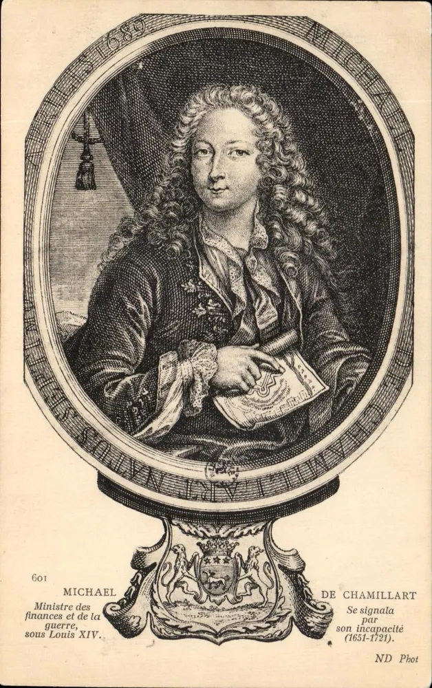 Michel de Chamillart — Minister für Finanzen und Krieg unter Ludwig XIV — ND Phot - Vorderseite
