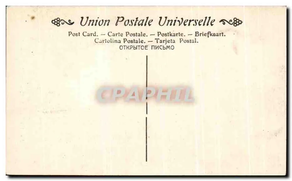 Sra. Vigé-Lebrun — Retrato com chapéu de penas — Editor LL, n° 34 - Verso