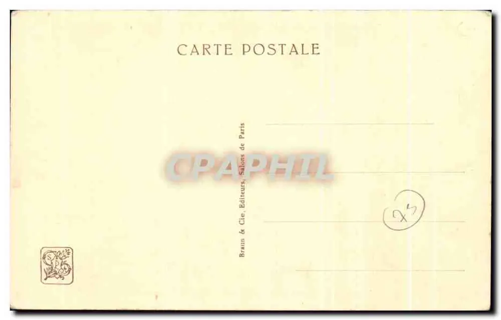 O Calvário — H. Royer — n° 7083 - Verso