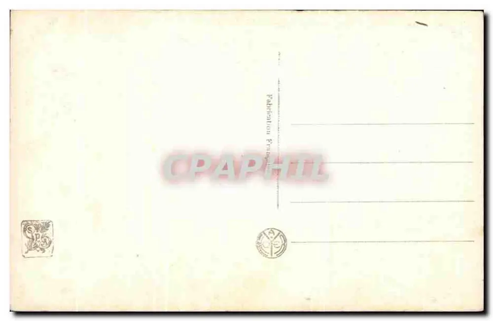 Jovem mulher com touca branca — Berrichonne — J. CAVÉ, Paris, n° 2751 - Verso