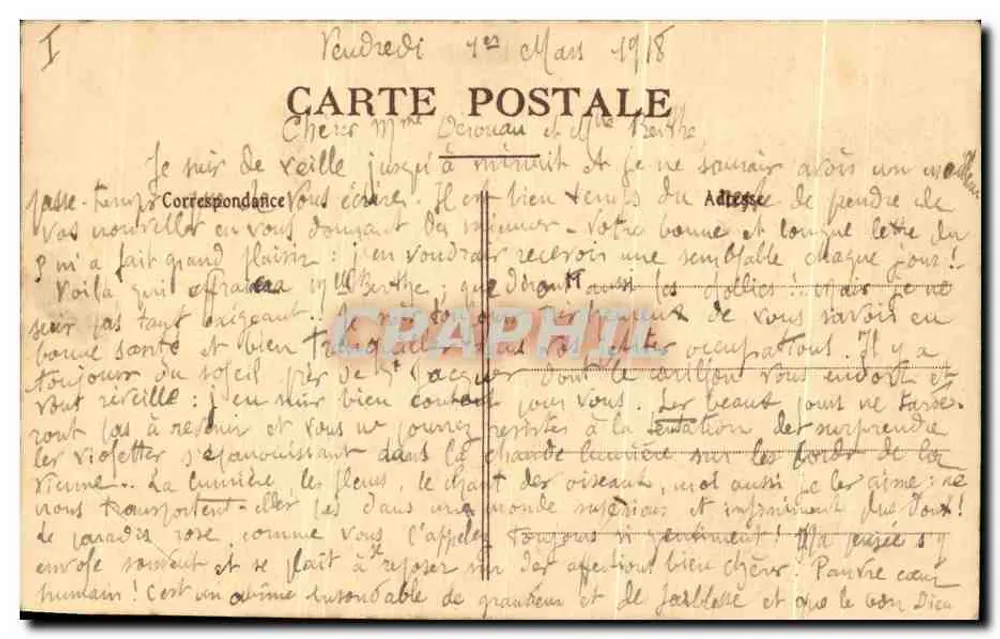 O Pequeno Chantrier de Nossa Senhora — Reprodução proibida — A Casa da Boa Imprensa, Paris - Verso