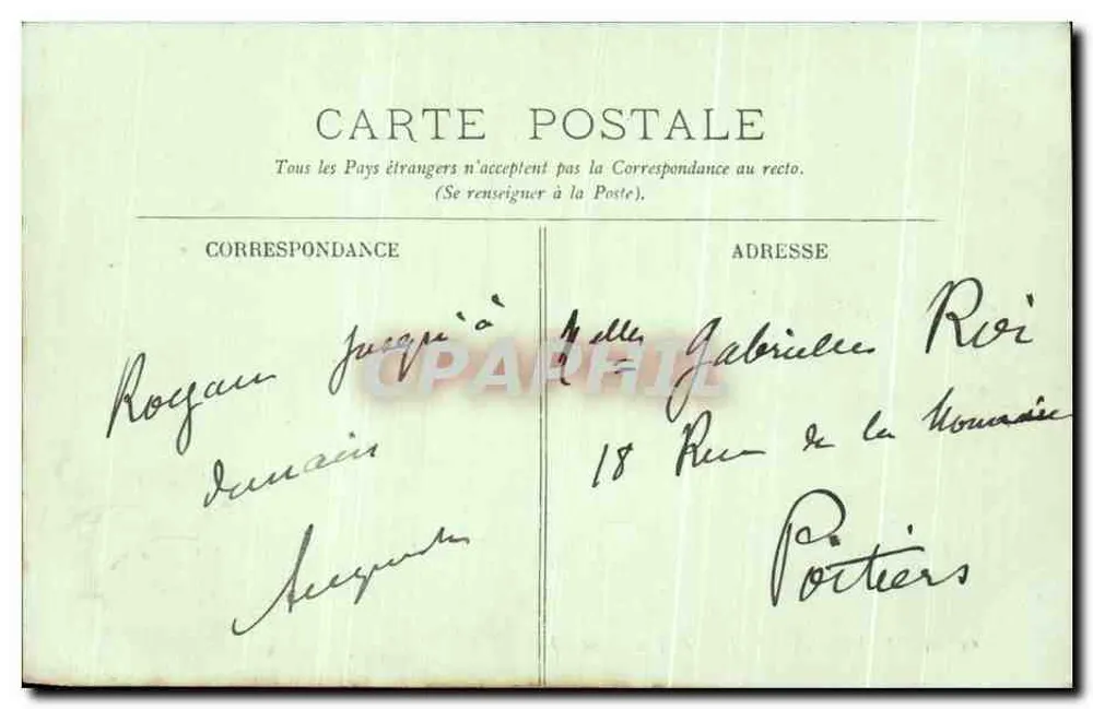 O Escritório — O Ponte do Diabo — 1 L. — Charente Maritime - Verso