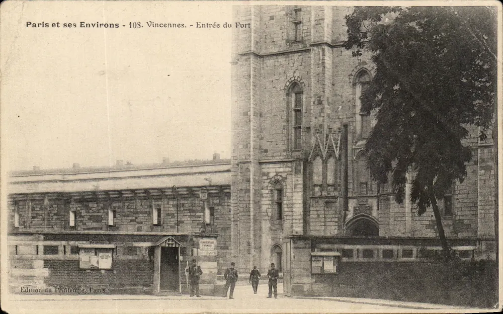 Vincennes — Entrée du Fort — Édition du Préltemps, Paris, n° 108 - Vorderseite