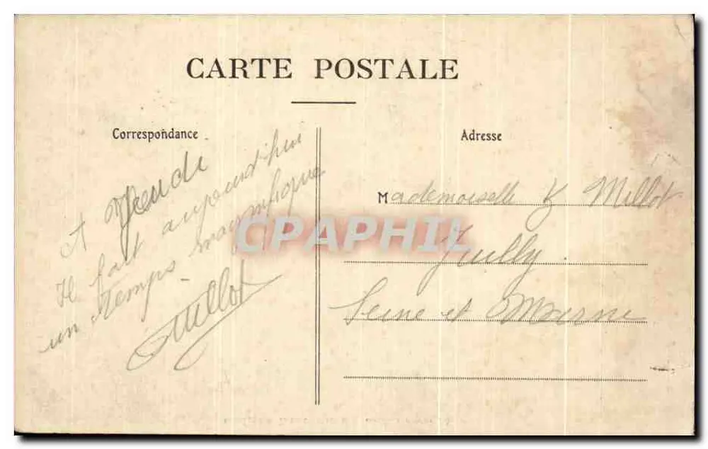 Zwei junge Frauen in bretonischen Kleidern aus Quimper — Verlag E. Hamonic, Serie 8 - Rückseite