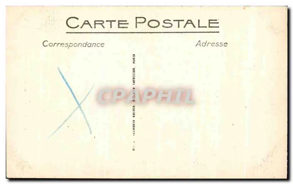 Paris — Die Hohe Pforte der Sainte-Chapelle — ND. - Rückseite