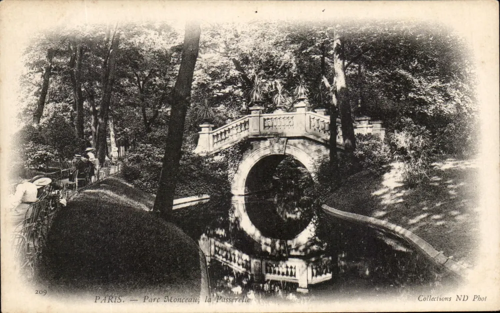 PARIS — Parc Monceau, de Passerelle — Collections ND Phot - Voorkant