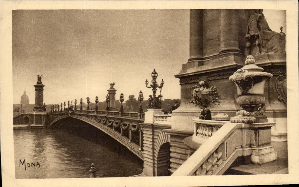 Ponte Alexandre III — Paris — editor MONA, n°78 - Frente