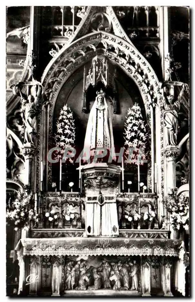 Estátua de Nossa Senhora do Roncier — Josselin — Réal-Photo, 44, rue La Philer, Paris (159) - Frente