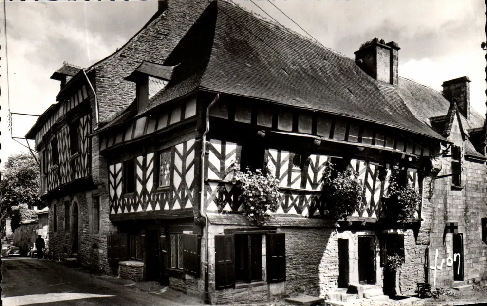 Josselin (Morbihan) — Haus aus dem 16. Jahrhundert, Rue des Trente — Éditions d'Art - Vorderseite