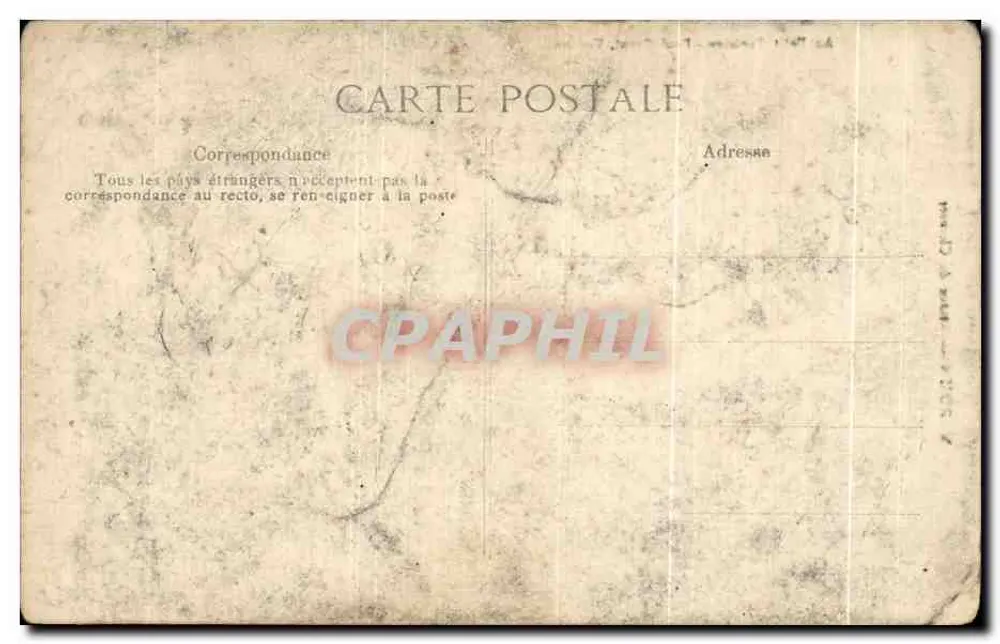 Verdun — Statue de Chevert — Au Petit Parisien - Paul Garot, Verdun - Verso