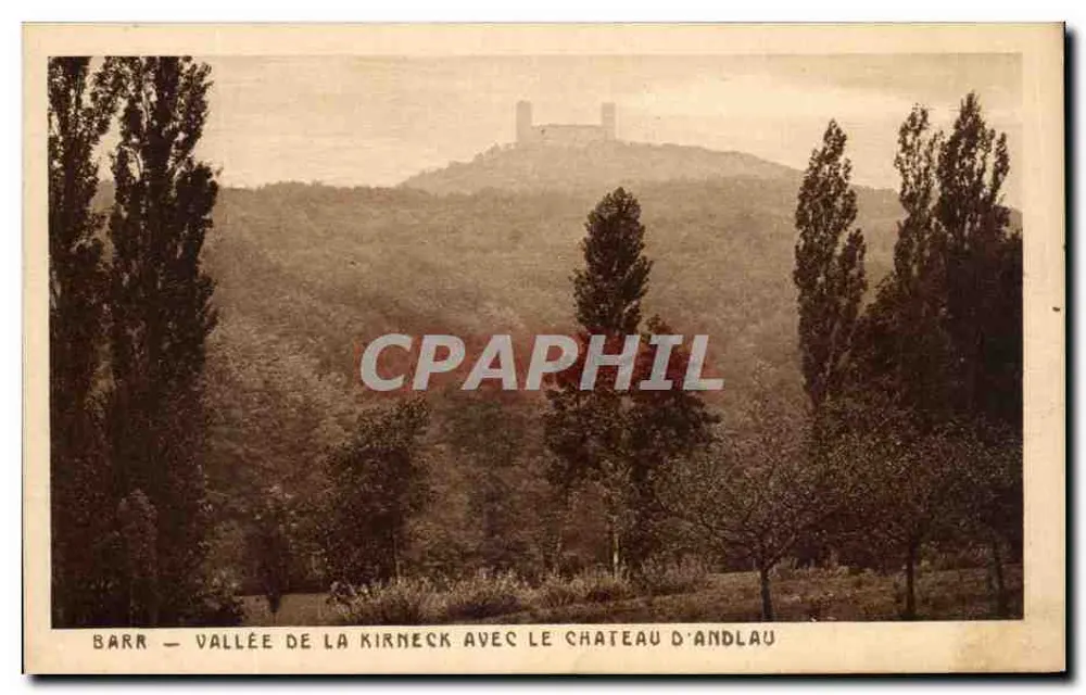 Barr — Tal der Kirneck mit dem Schloss Andlau - Vorderseite
